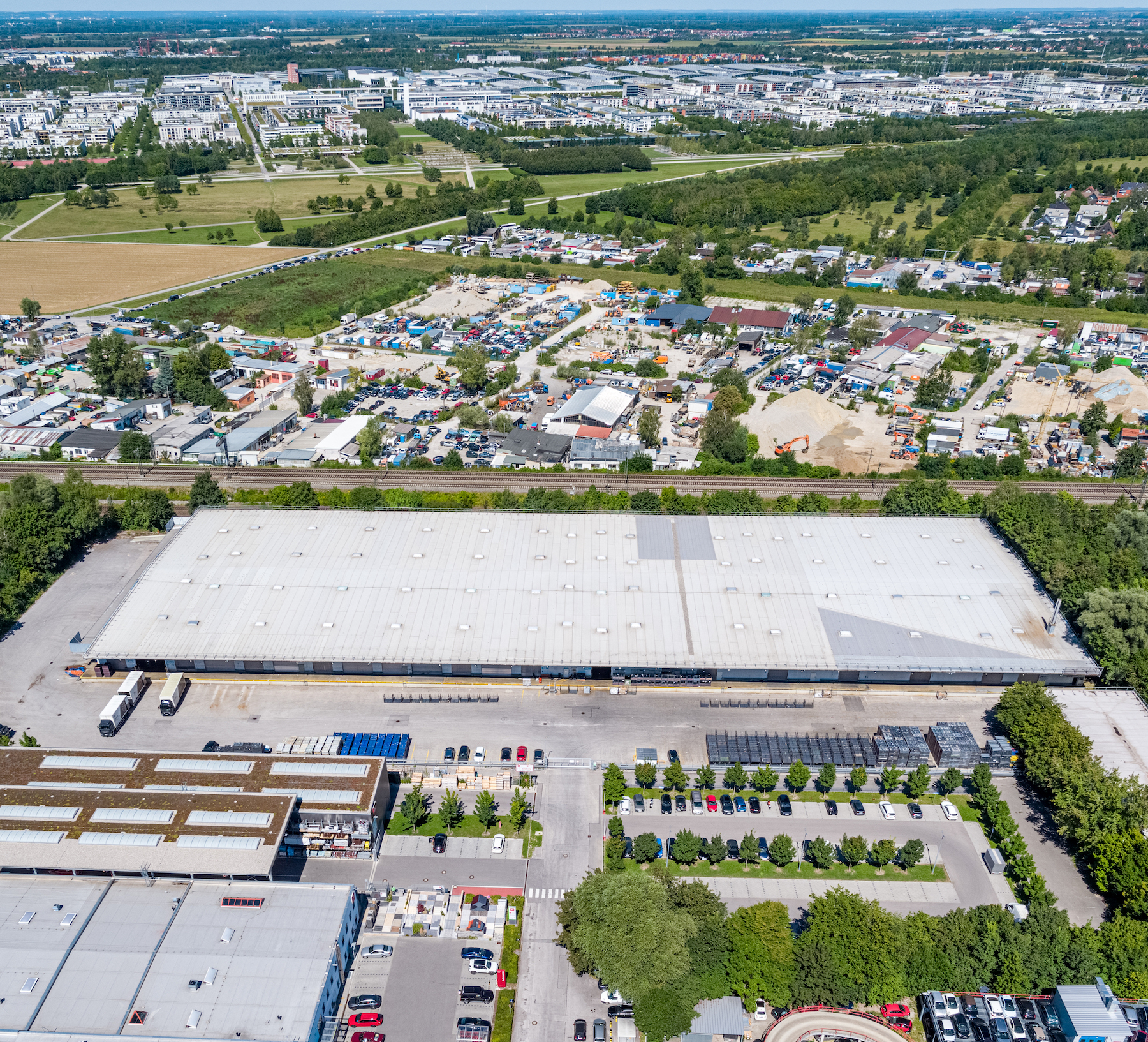 Actum Real Estate Investment Referenz München Ansicht von oben